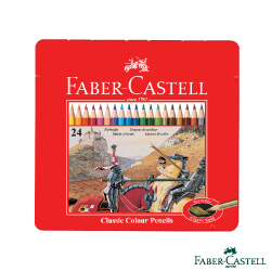 Faber-Castell紅色系油性彩色鉛筆
