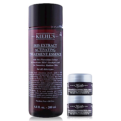 KIEHLS契爾氏 紫鳶青春肌活露200ml+超進化全能精華霜7MLX2