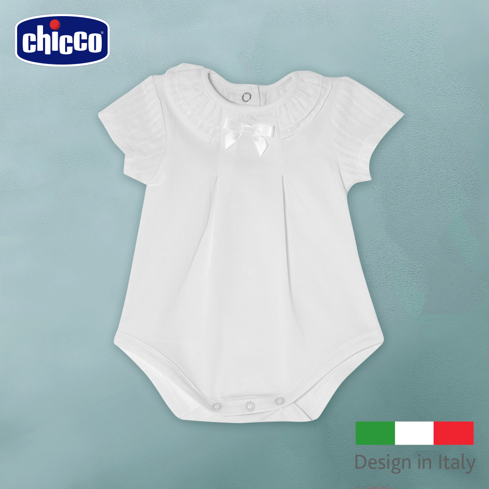 chicco-玫瑰公主典雅荷葉領連身衣(6~24個月)