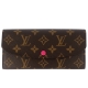 LV M41943 Monogram 經典LV花紋壓扣長夾(桃粉) product thumbnail 1