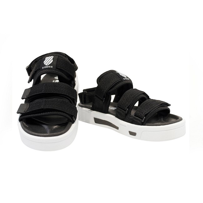 K-SWISS Trini Strap Sandal 休閒涼鞋-女-黑/白