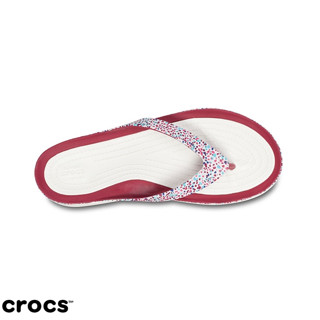 Crocs 卡駱馳 (女鞋) 女士激浪繽紛人字拖 205365-96R