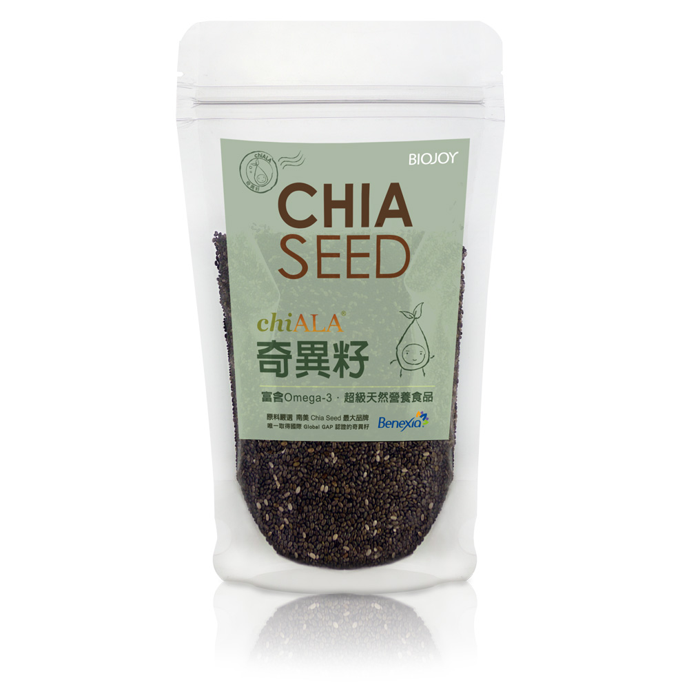 《BioJoy百喬》奇異籽(奇亞籽) _南美chia seed鼠尾草子最大廠牌 x3入