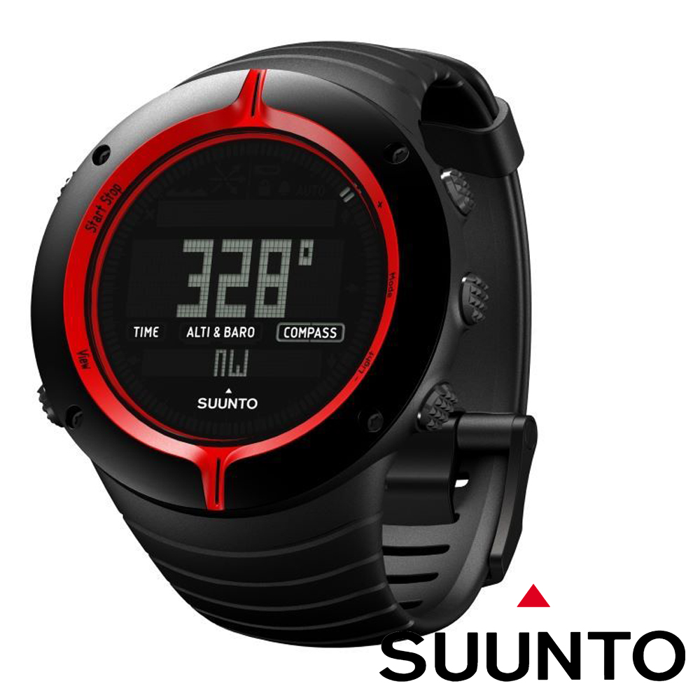 【芬蘭 SUUNTO】Core Extreme Edition Red 登山錶_黑紅