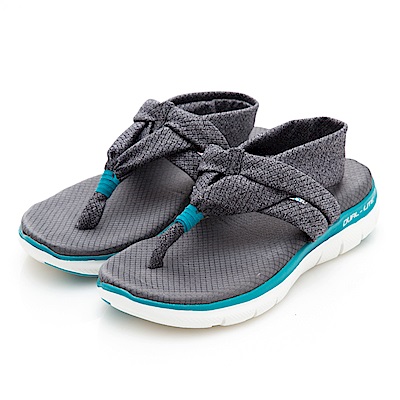 SKECHERS(女)時尚休閒系列Flex Appeal2.0涼鞋-39073GRY