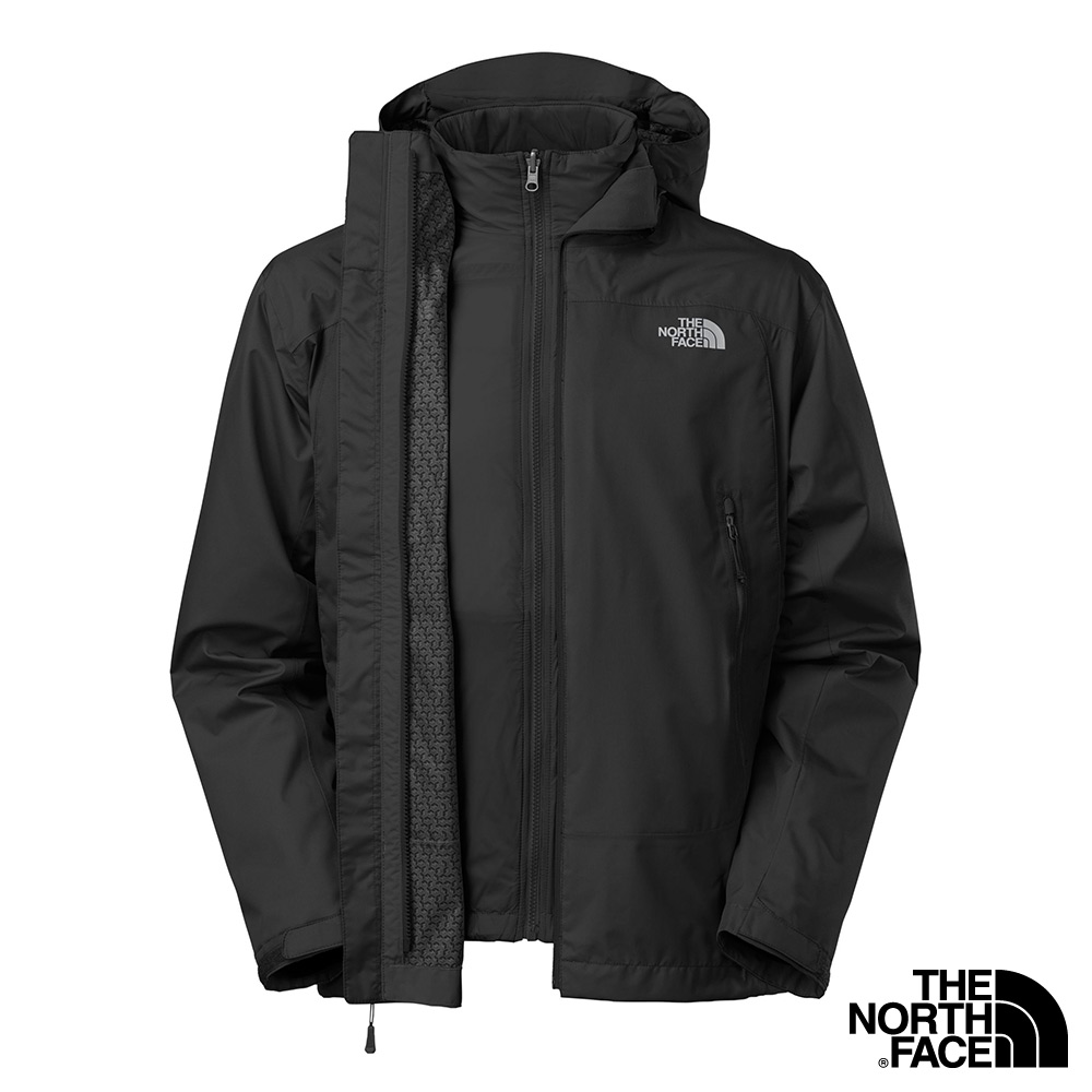 The North Face 男 HV FlashDry 兩件式外套 黑