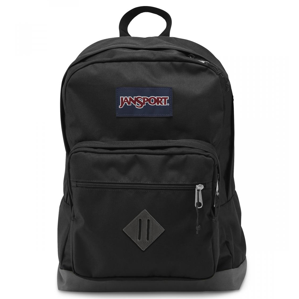 JANSPORT-CITY SCOUT系列校園後背包-黑