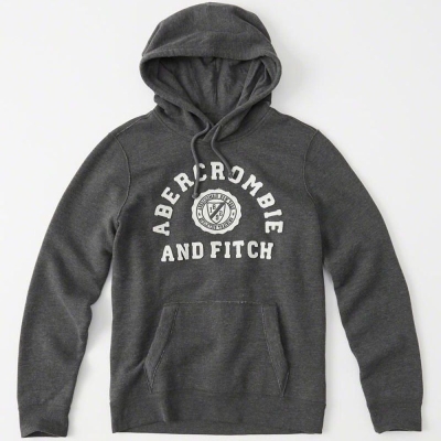 *最低價* AF a&f Abercrombie & Fitch 帽T 灰色 0180