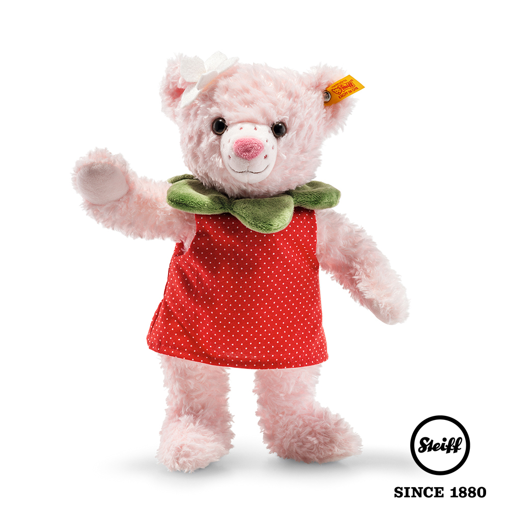 STEIFF德國金耳釦泰迪熊 - Rose Strawbeary Teddy(經典泰迪熊)