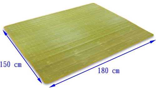 《綠意盎然》高級大青雙人竹蓆