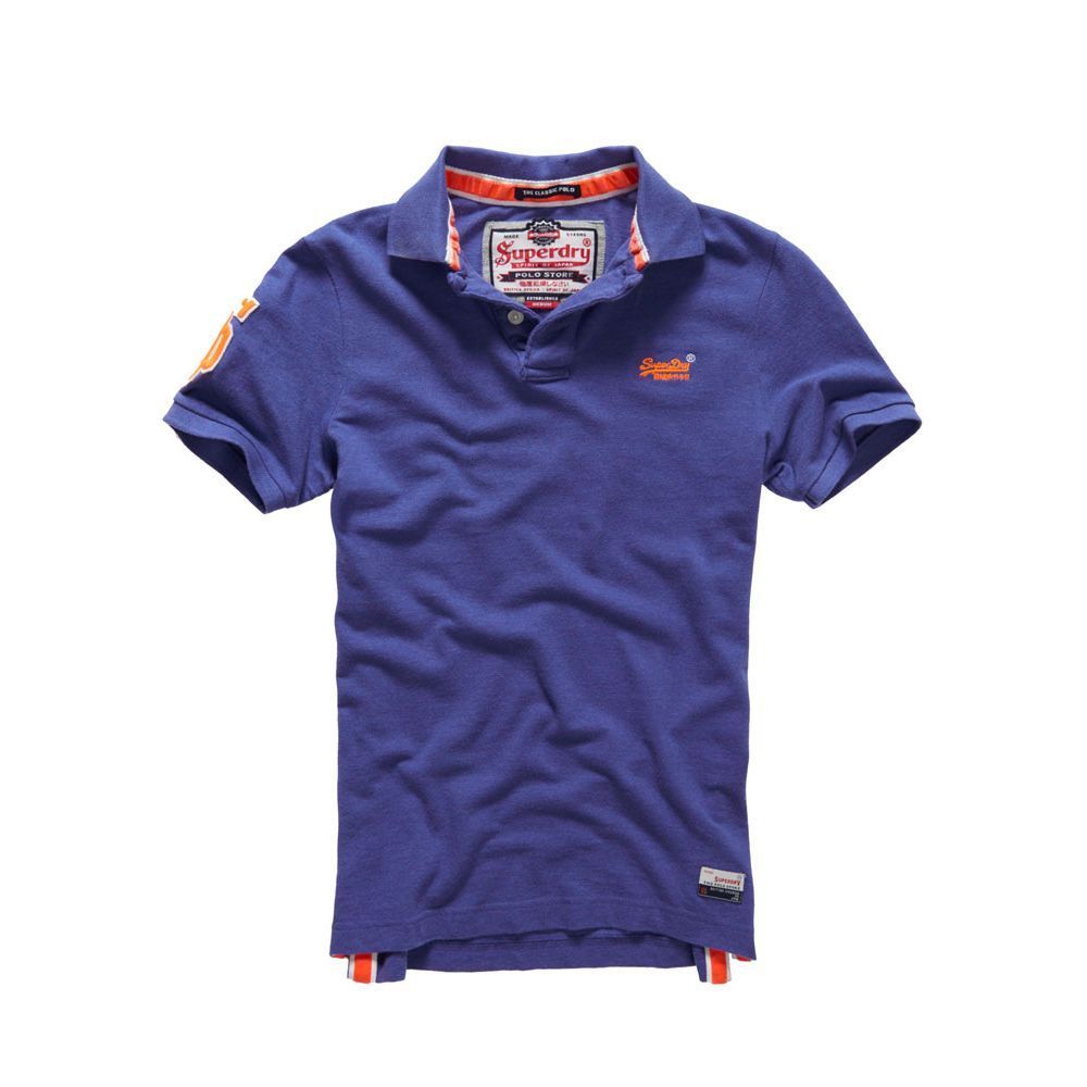 SUPERDRY 極度乾燥 短袖 POLO 紫色