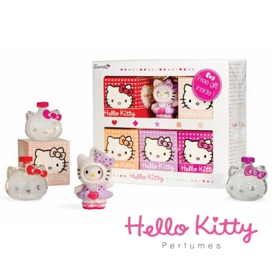 Hello Kitty夢幻組(小香5ml*5入+公仔乙只)