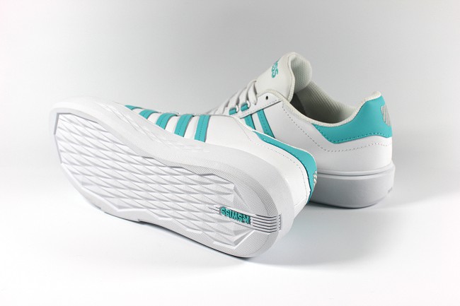 K-SWISS Pershing Court CMF 休閒運動鞋-女-白/藍綠