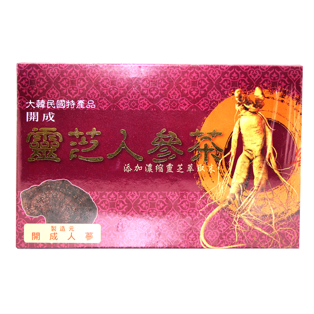 《大韓民國》開成靈芝人蔘茶(120g)