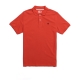 Timberland 男款橘紅色LOGO素面短袖POLO衫 product thumbnail 1