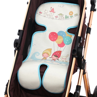 嬰兒推車冰絲涼蓆-嬰兒車涼墊坐墊(分段式/五點式)