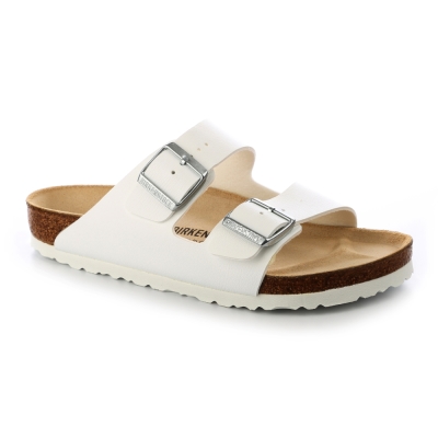 勃肯BIRKENSTOCK 051731。亞利桑那 經典二條拖鞋(白)