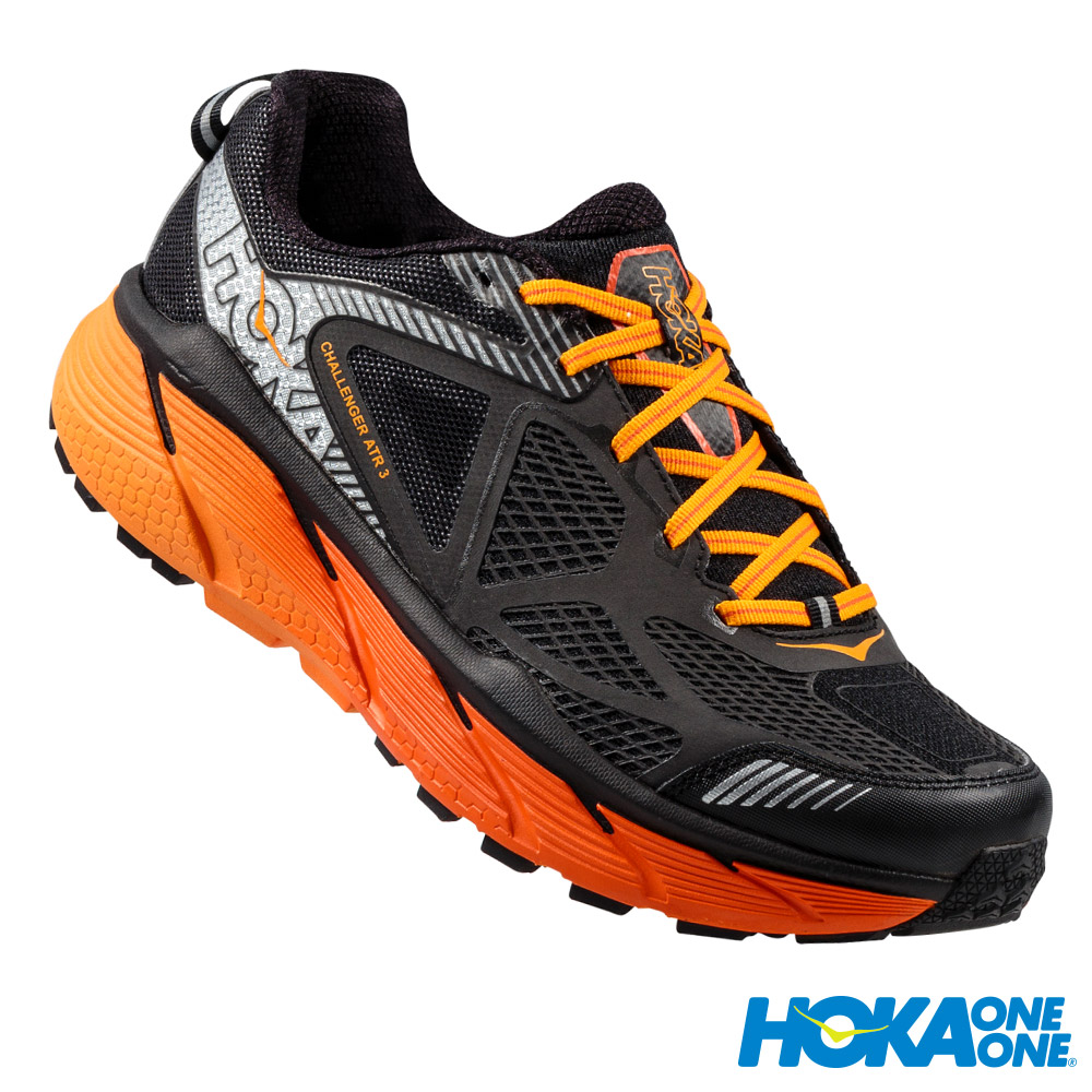 HOKA ONE ONE 全地型 Challenger ATR 3 男 黑橘