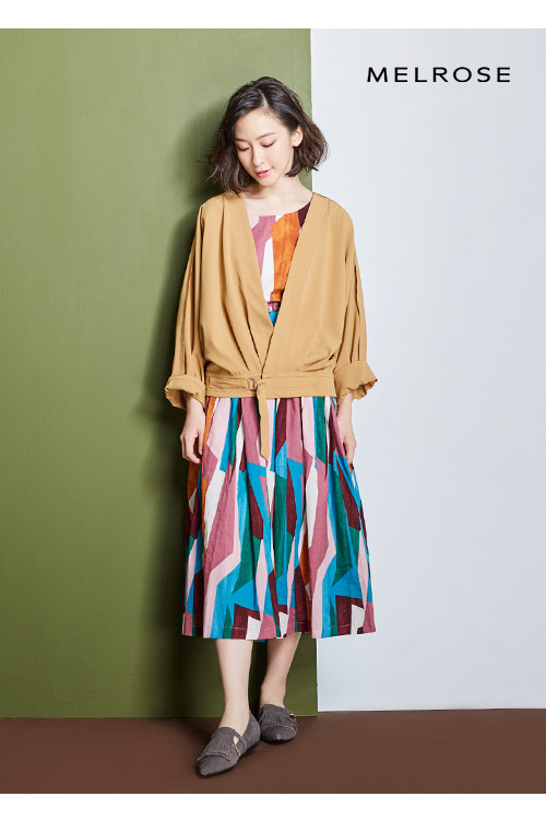 平底鞋 MELROSE 街頭雅痞多層次流蘇羊麂皮尖頭平底鞋－深灰