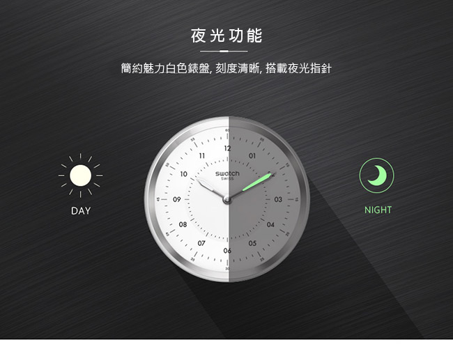 Swatch 超薄金屬系列 SKINNOIRIRON 極簡黑手錶