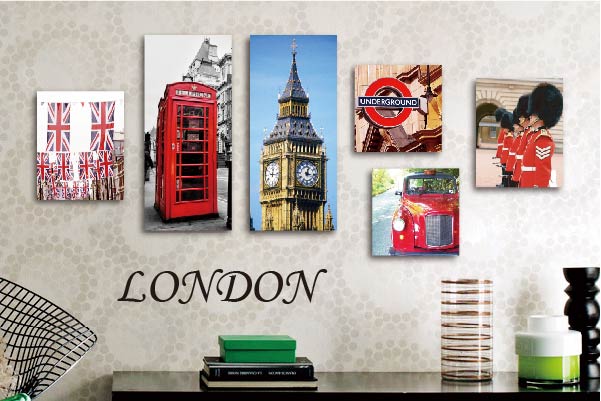 TROMSO時尚無框畫-經典倫敦 (6件1幅)