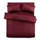 義大利Famttini-典藏原色 雙人四件式精梳棉被套床包組-棗紅 product thumbnail 1