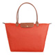 LONGCHAMP LE PLIAGE系列經典摺疊款式長提把肩背包(大/芙蓉紅) product thumbnail 1