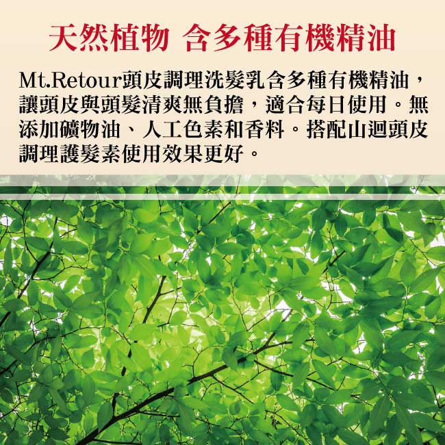 澳洲Mt.retour有機山迴頭皮調理洗髮乳