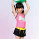 夏之戀 KIDS  女童可愛粉色長版三件式 product thumbnail 1