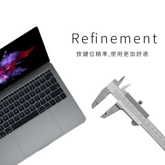 Macbook Pro13 / 15 No Touch Bar 鍵盤保護膜 簡體版 快捷鍵