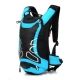 PUSH!登山戶外用品12L登山包背包騎行包自助旅行背包雙肩背包U40湖藍色 product thumbnail 1