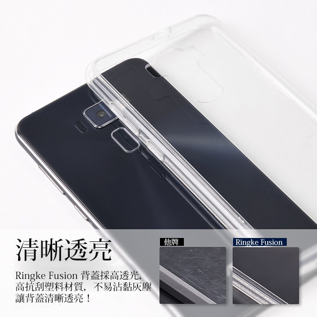 RINGKE ASUS Zenfone 3 Fusion 透明背蓋手機殼