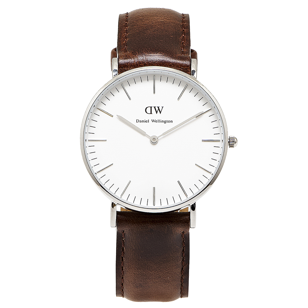 DW Daniel Wellington 經典聖安德魯腕錶女性手錶-白/36mm