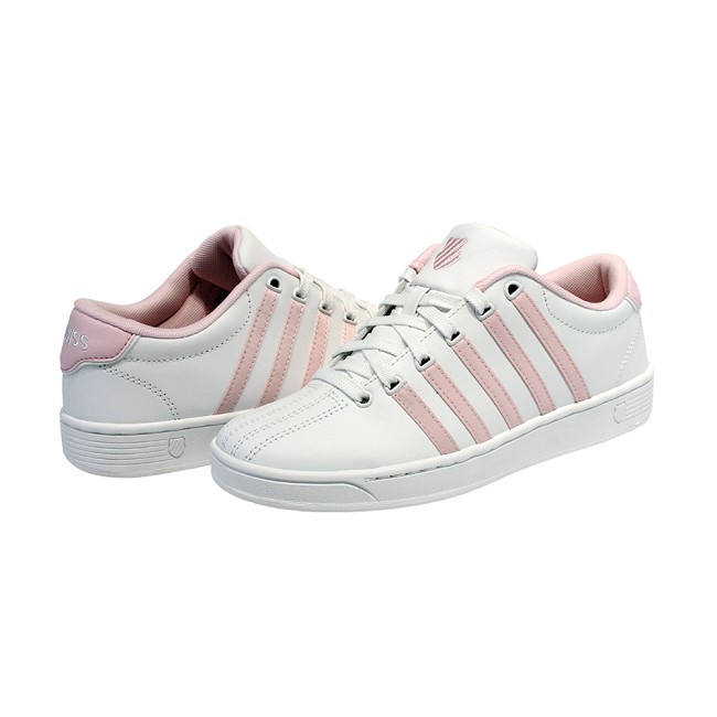 K-SWISS Court Pro II CMF休閒運動鞋-女-白/粉橘