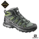 Salomon 登山鞋 中筒 GORETEX 防水 男 X ULTRA 2 綠 product thumbnail 1