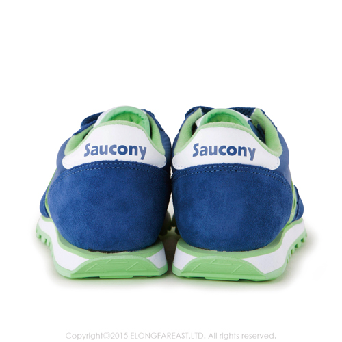 (女) 美國 SAUCONY 經典時尚休閒輕量慢跑球鞋-藍綠