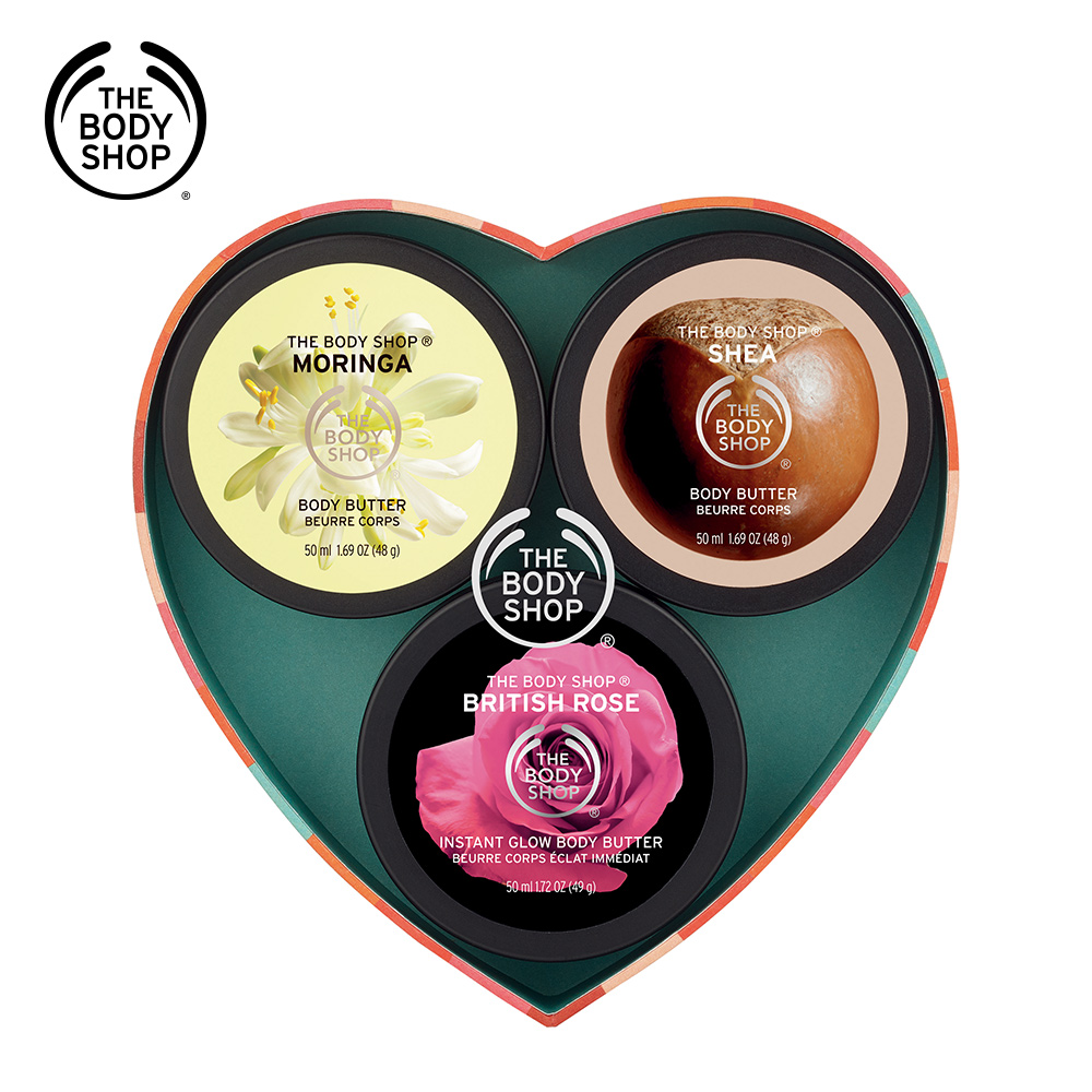 The Body Shop 甜心果香滋養霜原裝禮盒