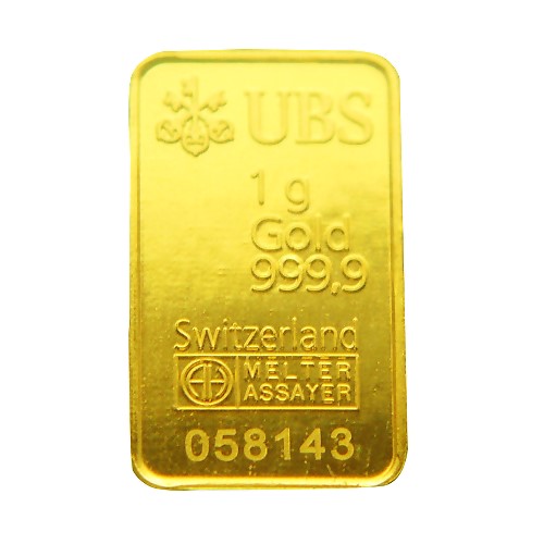 【UBS kinebar】黃金條塊(1公克)