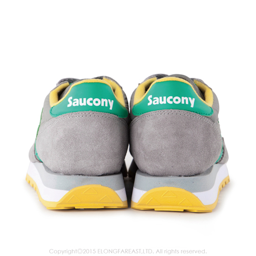 (女) 美國 SAUCONY 經典時尚休閒輕量慢跑球鞋-灰綠