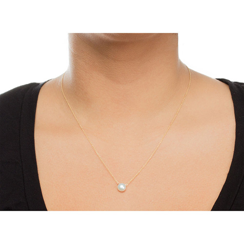 Dogeared PEARLS OF LOVE大珍珠黃金項鍊