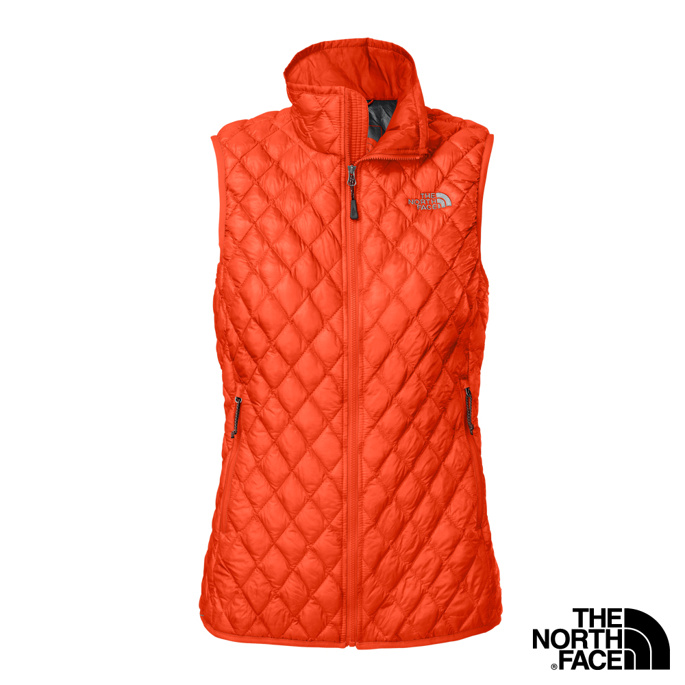 The North Face 女 ThermoBall 保暖背心 火辣橙