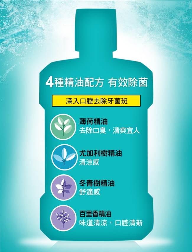 李施德霖 薄荷漱口水750ml+250ml