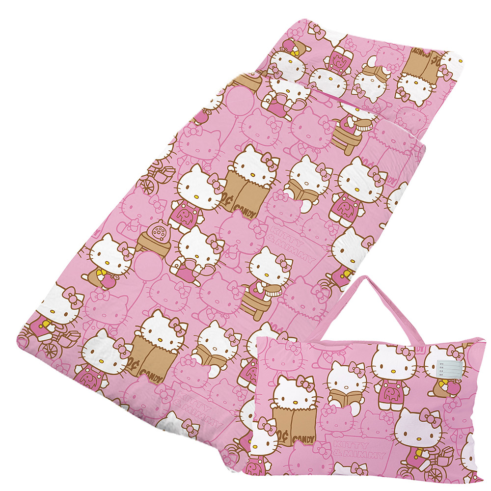 HELLO KITTY 生活日誌系列-舖棉兩用兒童睡袋