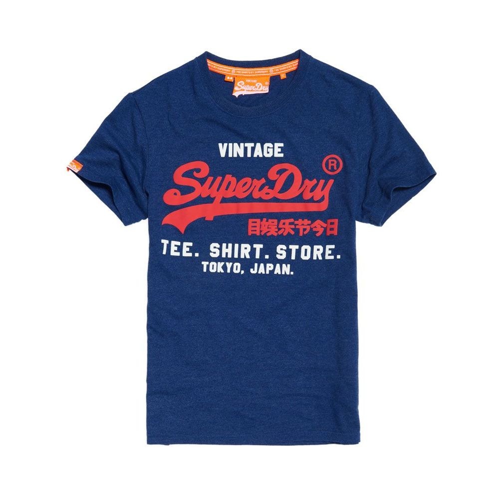 SUPERDRY 極度乾燥 短袖 文字T恤 藍色 365