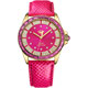 Juicy Couture Stella 璀燦晶鑽時尚腕錶-桃紅/40mm product thumbnail 1