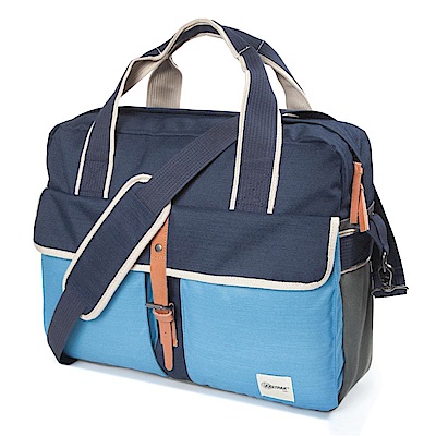 EASTPAK 電腦斜背包 Crowbar系列 Outwards Blue