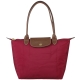 LONGCHAMP LE PLIAGE系列經典摺疊款式長提把尼龍肩背包(小/玫紅) product thumbnail 1