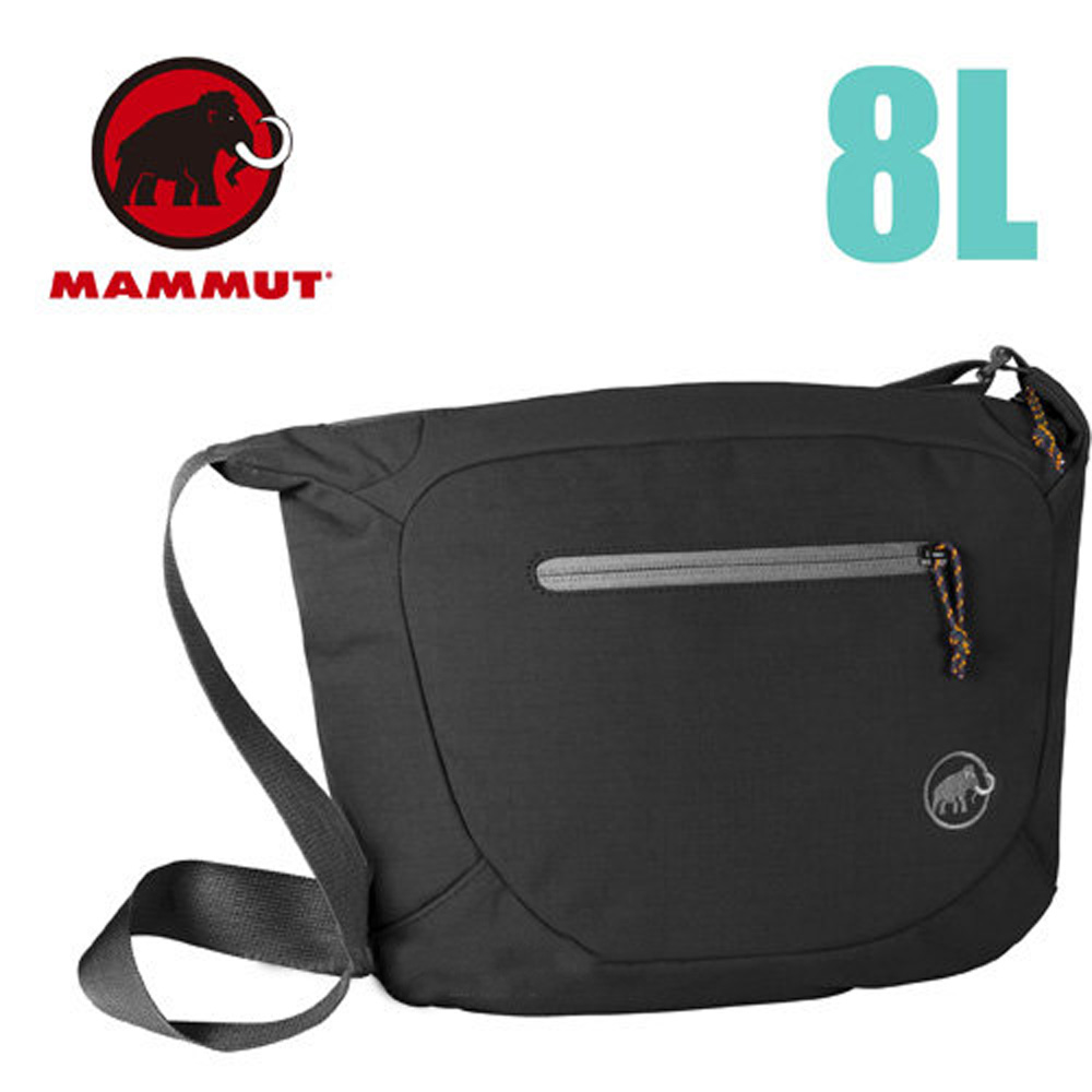【MAMMUT 長毛象】Shoulder Bag Round 8L 側背包/單肩包/黑
