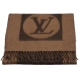 LV M72204 Monogram LOGO Cardiff 羊毛圍巾(米色) product thumbnail 1