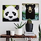 TROMSO時尚無框畫/黑熊貓熊 product thumbnail 1